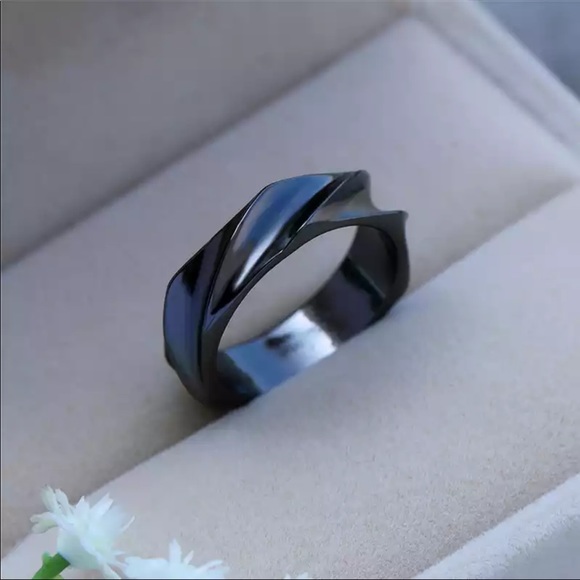 New Unisex Simple Minimalist Party Ring Vintage - Picture 4 of 6